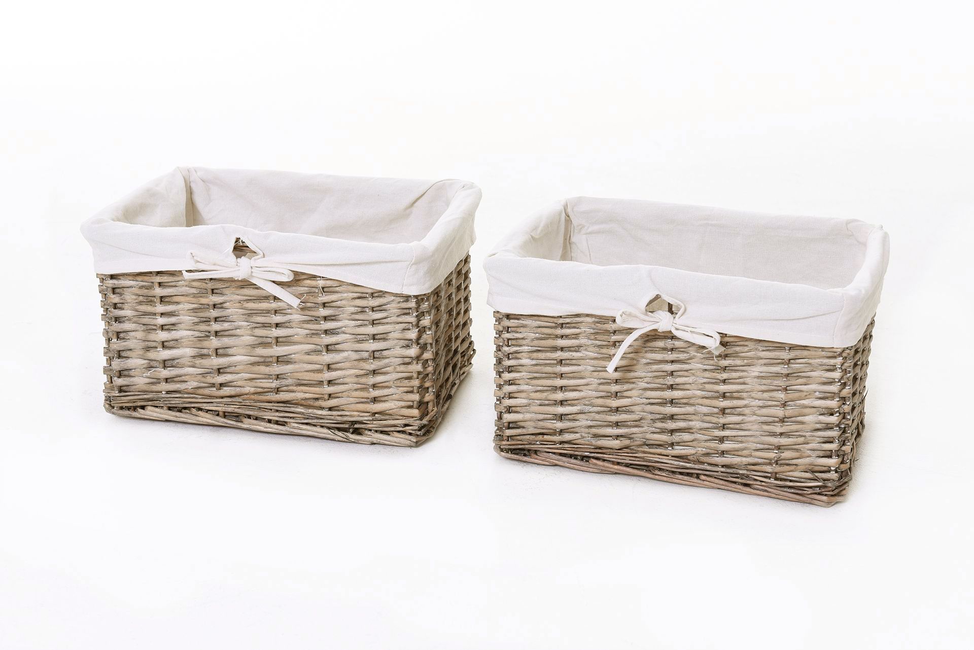 113xs Grau Regalkorb Schrankkorb Aus Weide Korb Box Set Waschekorbe Graphitgrau Home Garden Baskets